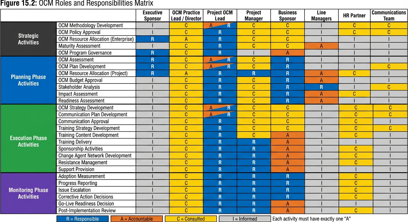 Figure 15.2: OCM RACI Matrix