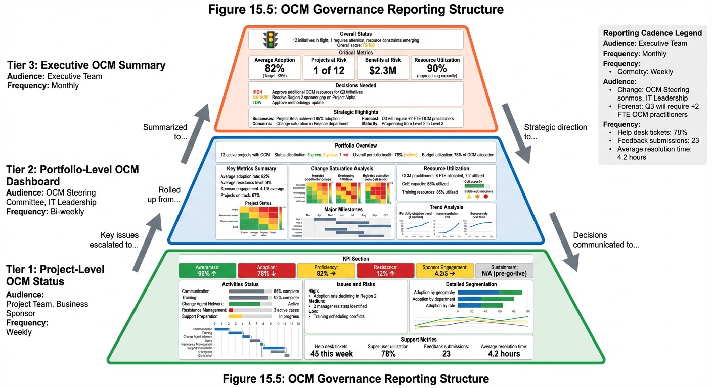 Figure 15.5: OCM Governance Reporting Structure